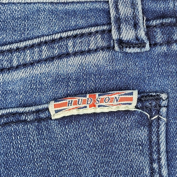 Hudson Girls Distressed Lace Up Denim Skirt Size 7 - Picture 13 of 16